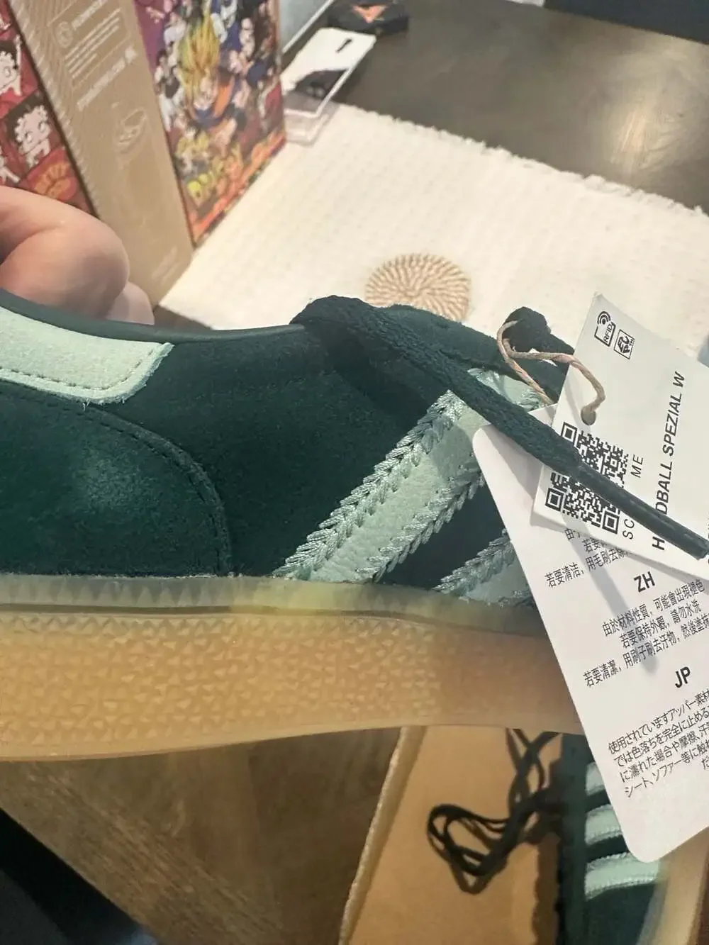Adidas Originals Handball Spezial Women's Sneakers in Dark Green